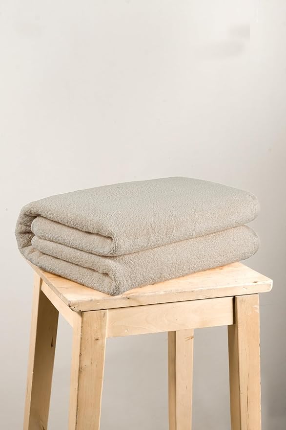 100% Turkish Cotton Towel Set Oversized | Ultra Soft & Absorbent Spa-Quality Towel | Taupe