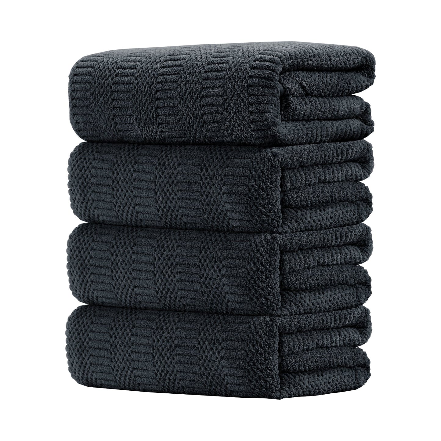 8 Piece Microfiber Bath Towel Set,700Gsm Quick Dry & Less Lint, 2 Oversized Bath Towels, 2 Towels & 4 Washcloths,Highly Absorbent,Ultra Soft Shower Towel for Bathroom Hotel-Light Green