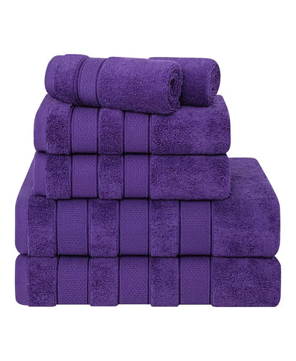 Salem Premium 100% Turkish Cotton 6 Piece Bath Towel Set