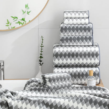 4 Pack Bath Towels Extra Large 35"X 70"Highly Absorbent Quick Dry Bath Towels Oversized Microfiber Bath Sheets Soft Luxurious Towels for Bathroom Kitchen Spa Hotel Gym (Dark Gray)