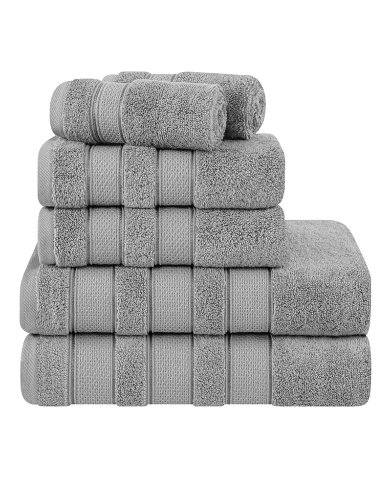 Salem Premium 100% Turkish Cotton 6 Piece Bath Towel Set