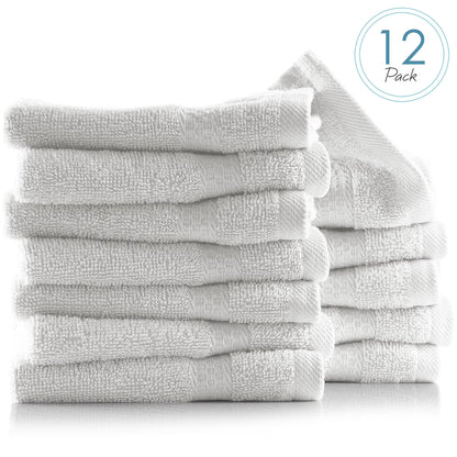 Bath Towel Collection, 100% Cotton Luxury Soft 10 Pc Set – Black
