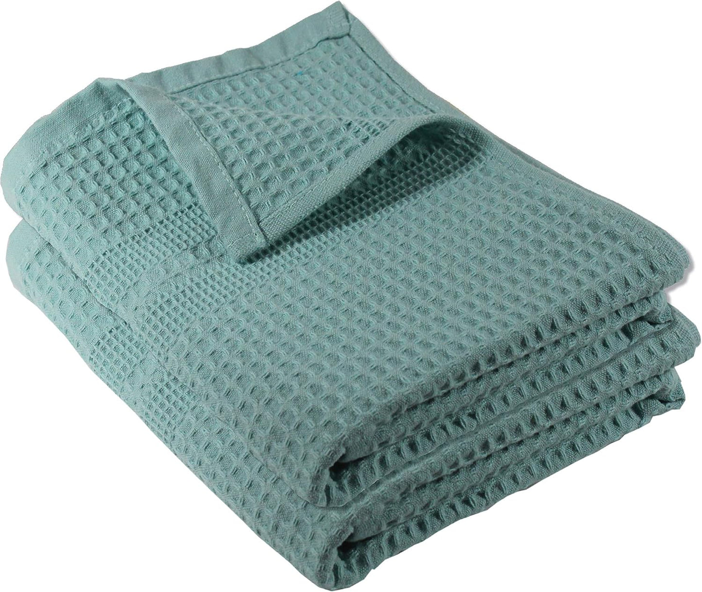 Waffle Bath Sheet Large Bath Towels Quick Dry Thin Body Towels, 40X80 Oversized Bath Towels for Adults, Classic Style (Stone)