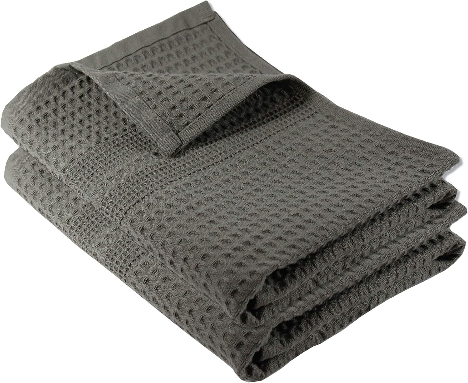 Waffle Bath Sheet Large Bath Towels Quick Dry Thin Body Towels, 40X80 Oversized Bath Towels for Adults, Classic Style (Stone)