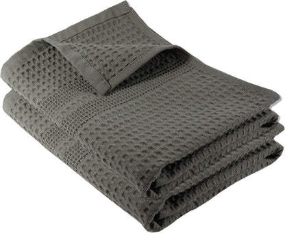 Waffle Bath Sheet Large Bath Towels Quick Dry Thin Body Towels, 40X80 Oversized Bath Towels for Adults, Classic Style (Stone)