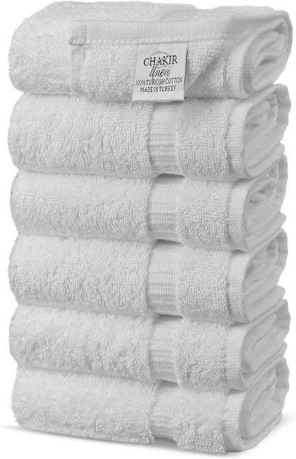 Premium Cotton Absorbent Turkish Towels (Bath Towel - Set of 4, Dark Gray)