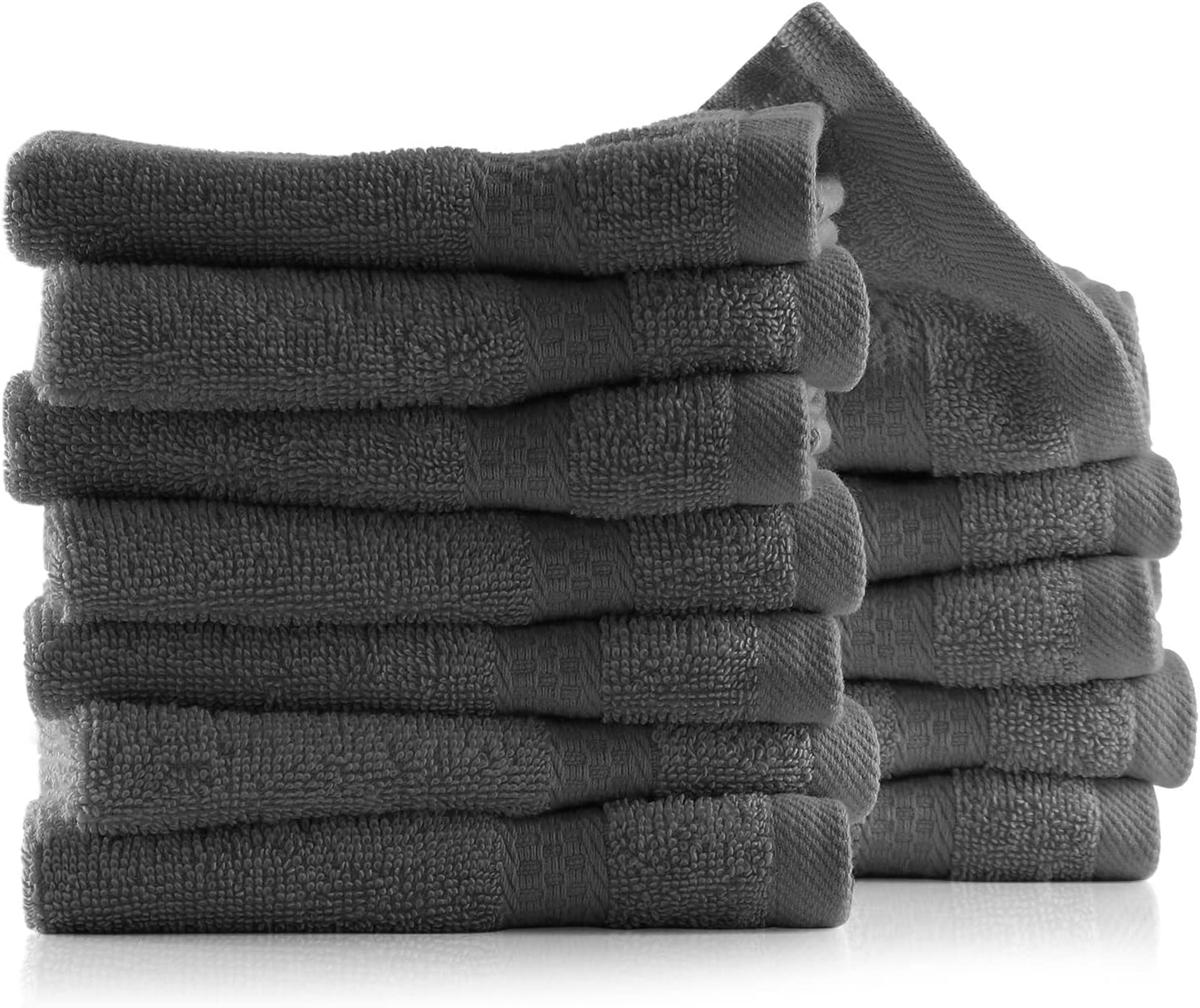 Bath Towels for Bathroom - 100% Ring Spun Cotton Luxury Bathroom Towels - Ultra Soft & Highly Absorbent, Bath Towels Set of 6 - Burgundy Red