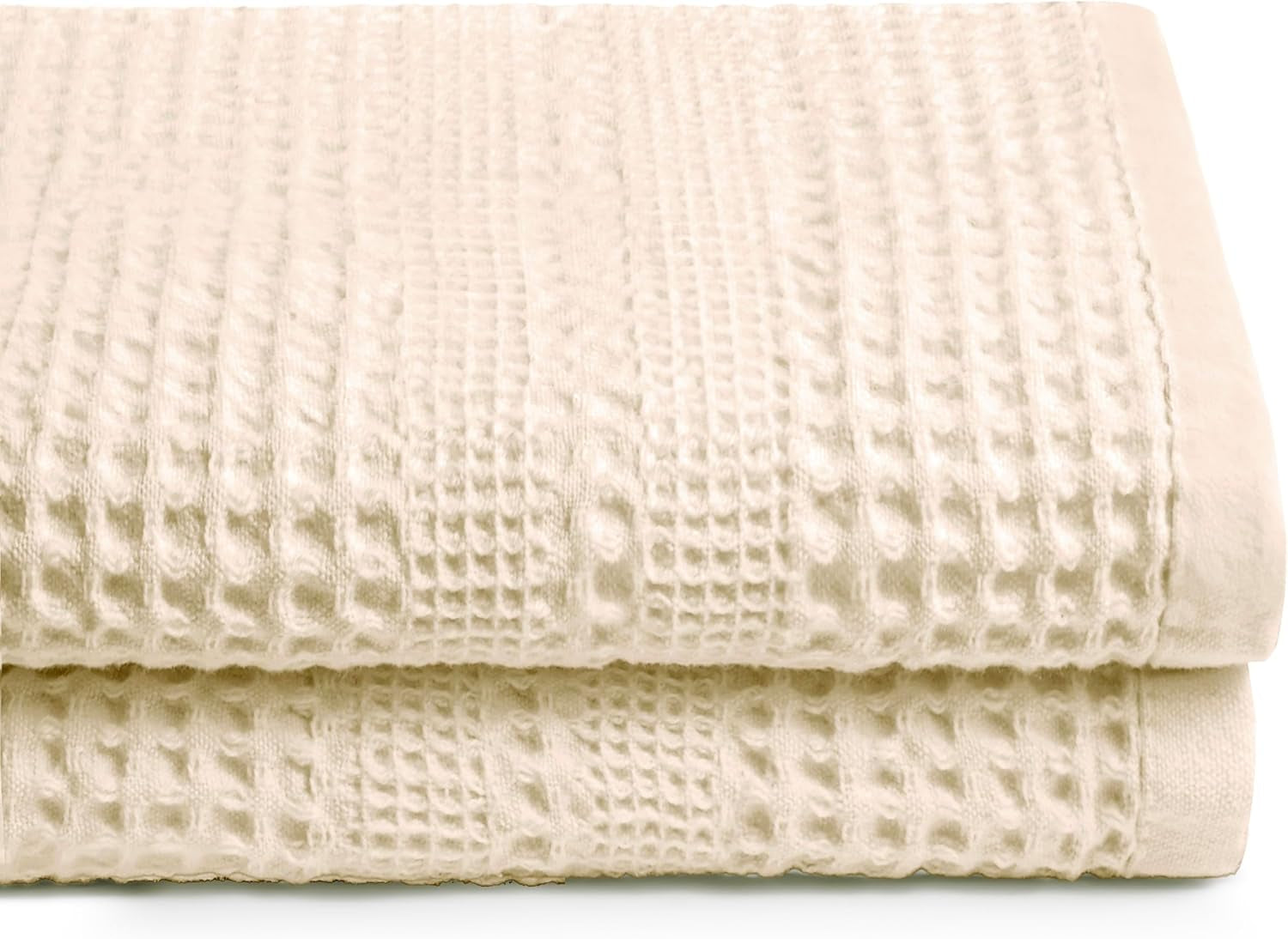 Waffle Bath Sheet Large Bath Towels Quick Dry Thin Body Towels, 40X80 Oversized Bath Towels for Adults, Classic Style (Stone)