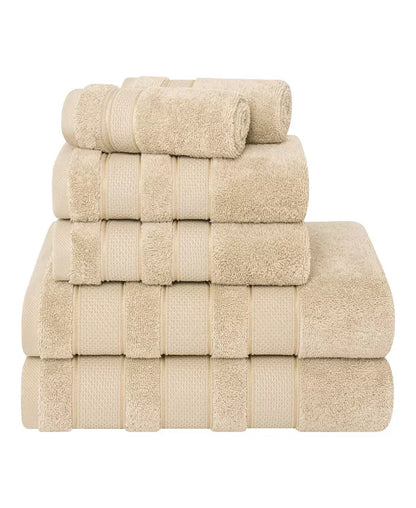 Salem Premium 100% Turkish Cotton 6 Piece Bath Towel Set