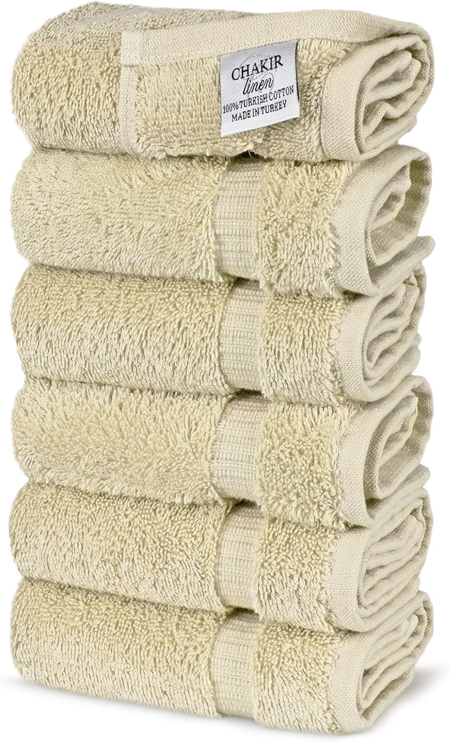 Premium Cotton Absorbent Turkish Towels (Bath Towel - Set of 4, Dark Gray)