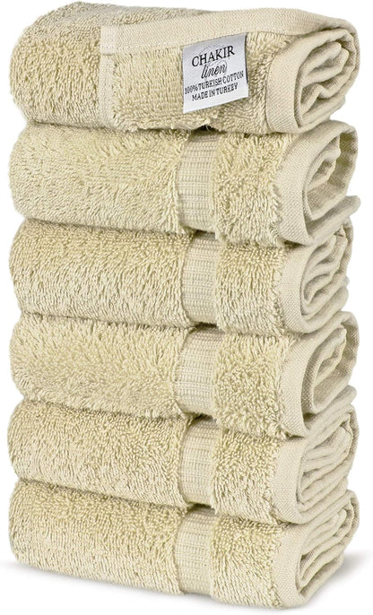 Premium Cotton Absorbent Turkish Towels (Bath Towel - Set of 4, Dark Gray)