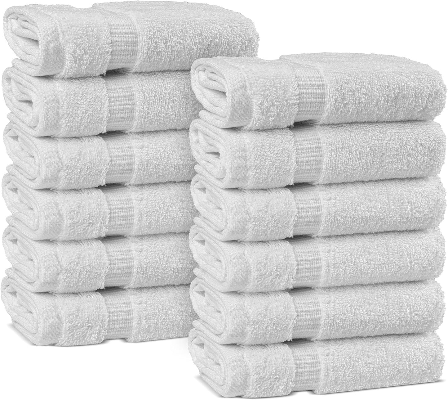 Premium Cotton Absorbent Turkish Towels (Bath Towel - Set of 4, Dark Gray)