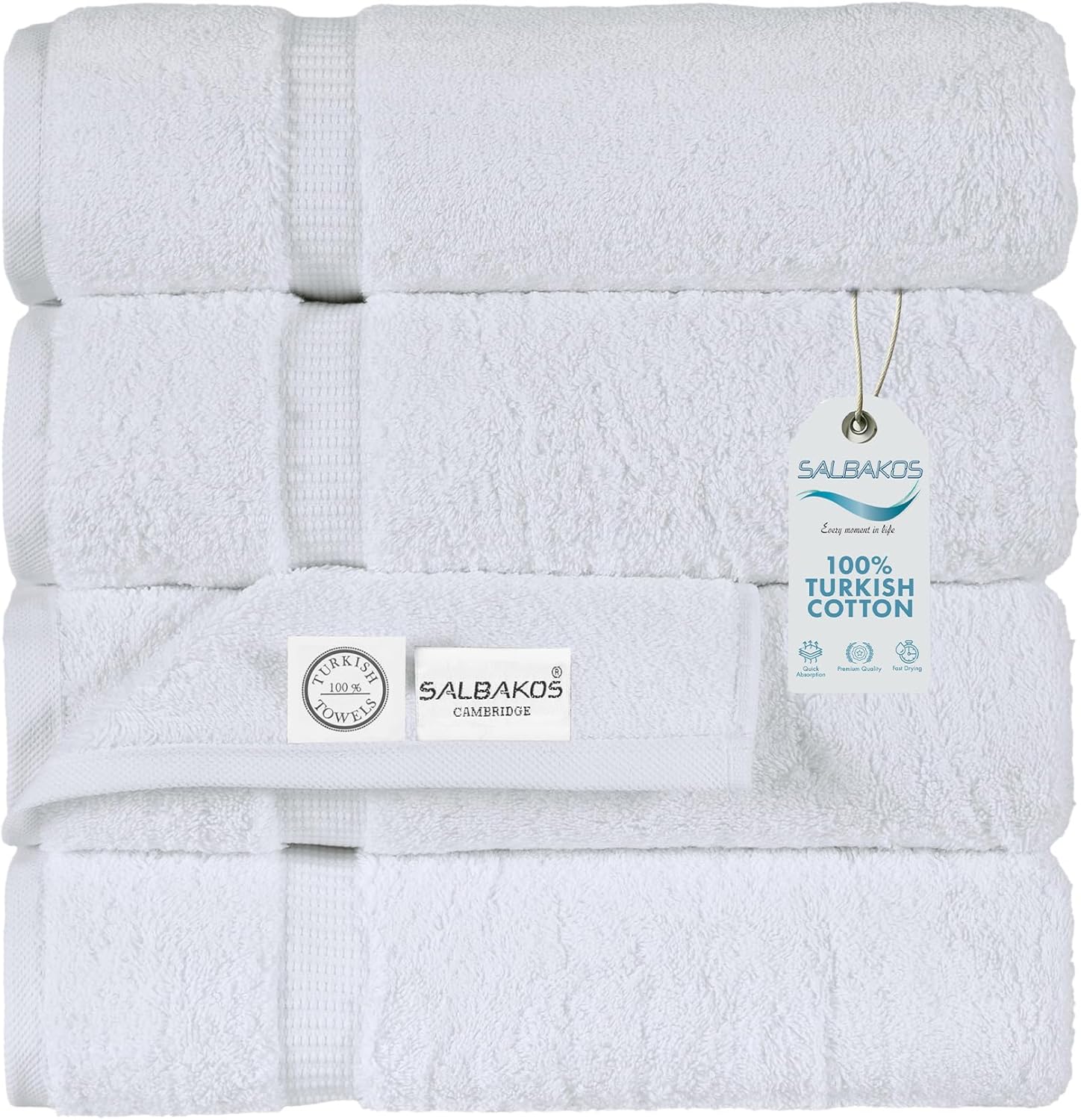 100% Turkish Cotton Jumbo Bath Sheet Towel Oversized 40X80 Inch | Premium Hotel & Spa Quality, Soft, Absorbent, XL Bath Towels | Made in Turkey (Pack of 1, Ivory, Jumbo Bath Sheet)