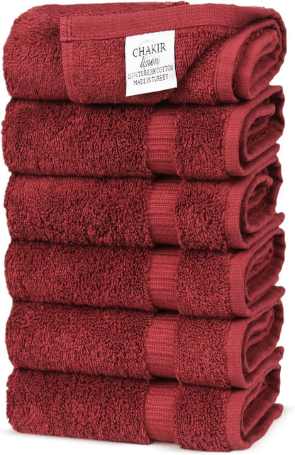 Premium Cotton Absorbent Turkish Towels (Bath Towel - Set of 4, Dark Gray)