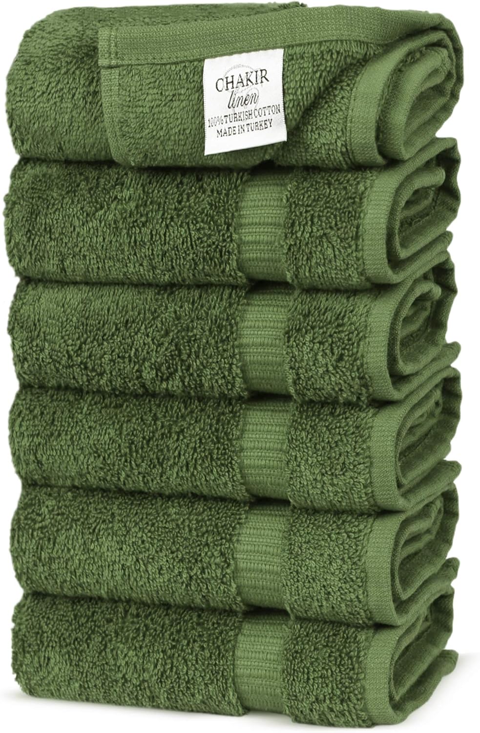 Premium Cotton Absorbent Turkish Towels (Bath Towel - Set of 4, Dark Gray)