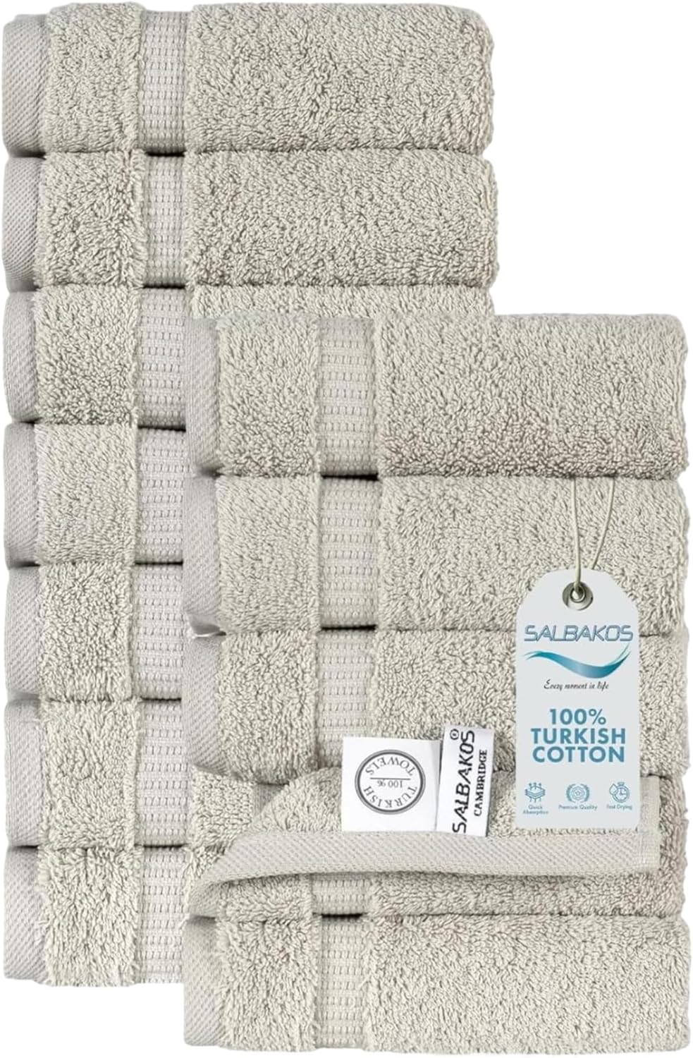 100% Turkish Cotton Jumbo Bath Sheet Towel Oversized 40X80 Inch | Premium Hotel & Spa Quality, Soft, Absorbent, XL Bath Towels | Made in Turkey (Pack of 1, Ivory, Jumbo Bath Sheet)