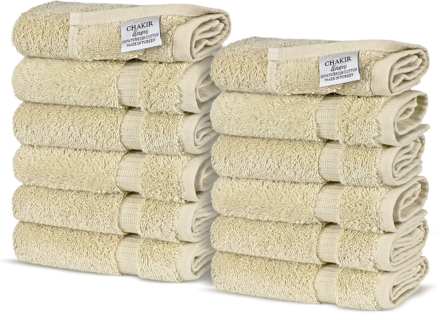 Premium Cotton Absorbent Turkish Towels (Bath Towel - Set of 4, Dark Gray)