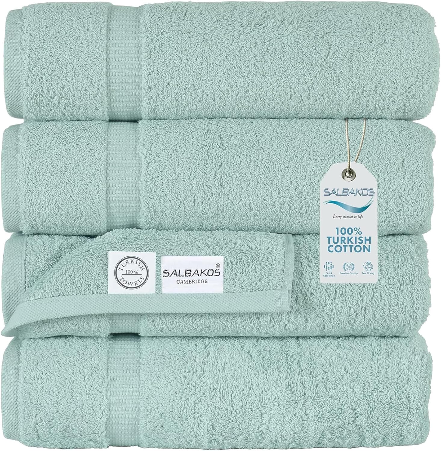 100% Turkish Cotton Jumbo Bath Sheet Towel Oversized 40X80 Inch | Premium Hotel & Spa Quality, Soft, Absorbent, XL Bath Towels | Made in Turkey (Pack of 1, Ivory, Jumbo Bath Sheet)