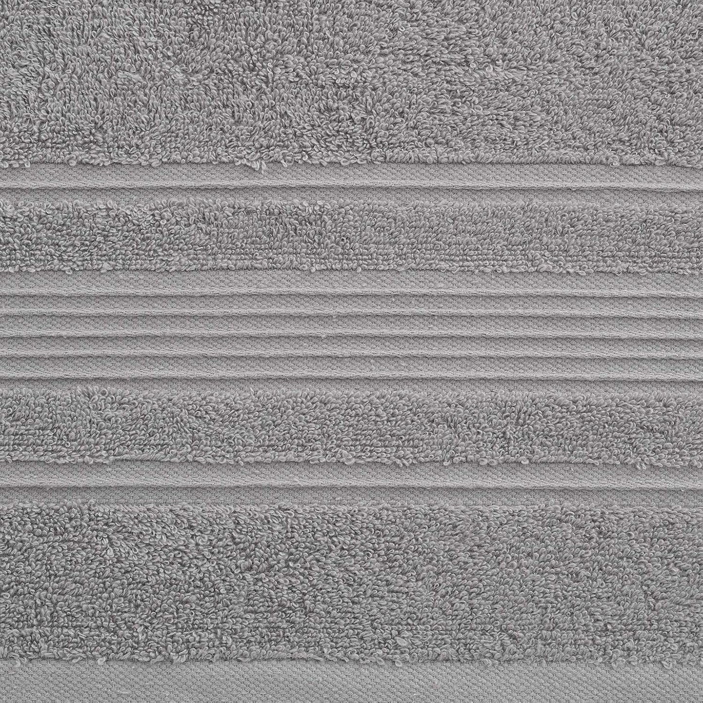 4-Piece Bath Towels Set, 100% Turkish Cotton Premium Quality Towels for Bathroom, Quick Dry Soft and Absorbent Turkish Towel, Set Includes 4 Bath Towels (Grey)