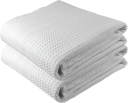 Waffle Bath Sheet Large Bath Towels Quick Dry Thin Body Towels, 40X80 Oversized Bath Towels for Adults, Classic Style (Stone)