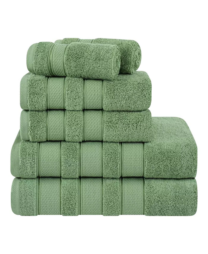 Salem Premium 100% Turkish Cotton 6 Piece Bath Towel Set
