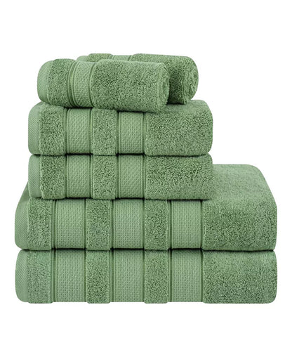 Salem Premium 100% Turkish Cotton 6 Piece Bath Towel Set