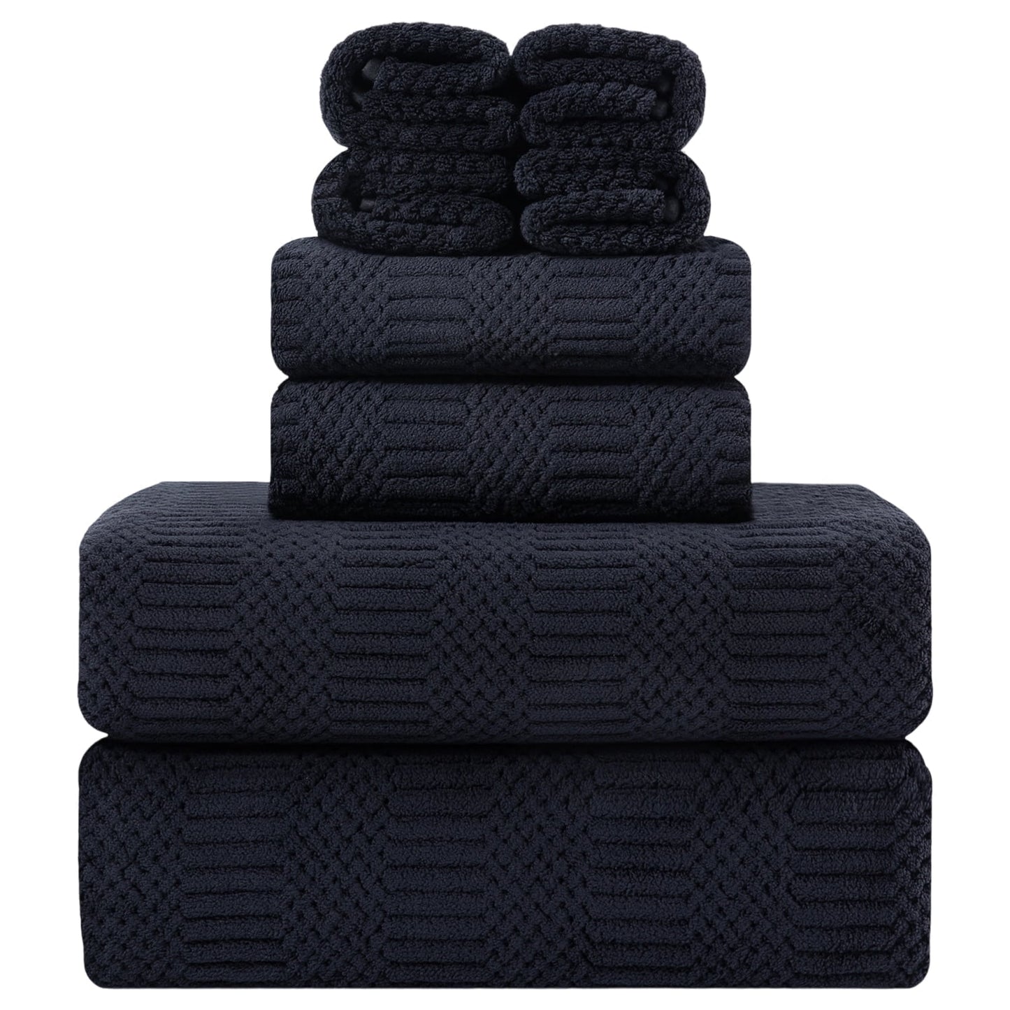 8 Piece Microfiber Bath Towel Set,700Gsm Quick Dry & Less Lint, 2 Oversized Bath Towels, 2 Towels & 4 Washcloths,Highly Absorbent,Ultra Soft Shower Towel for Bathroom Hotel-Light Green