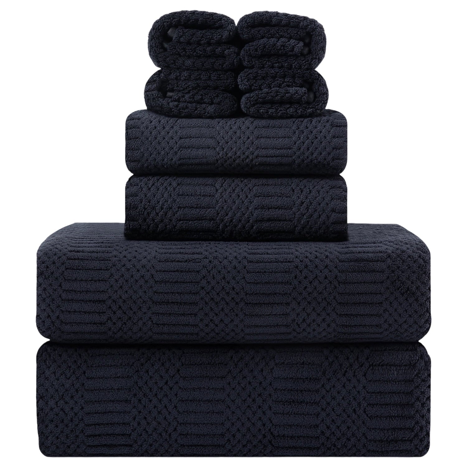 8 Piece Microfiber Bath Towel Set,700Gsm Quick Dry & Less Lint, 2 Oversized Bath Towels, 2 Towels & 4 Washcloths,Highly Absorbent,Ultra Soft Shower Towel for Bathroom Hotel-Light Green