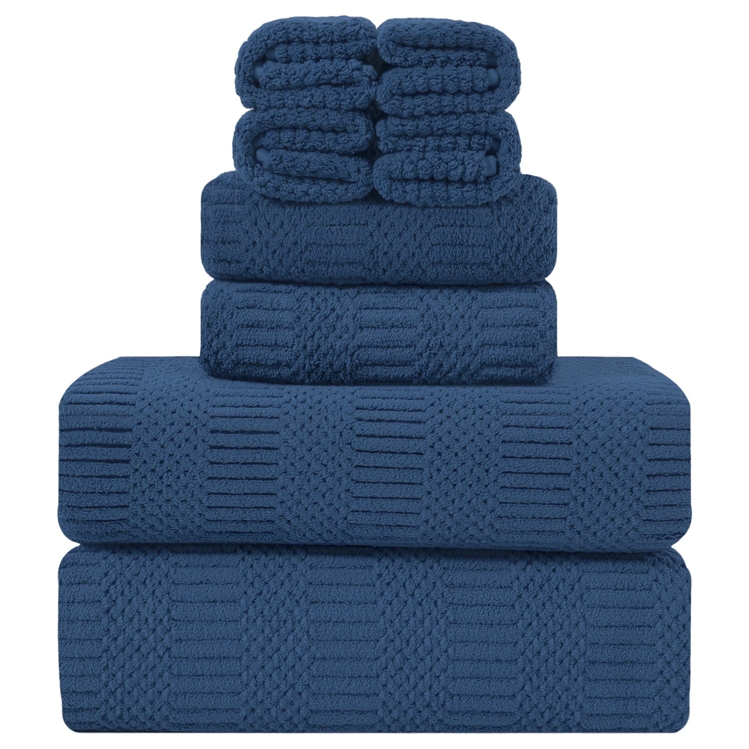 8 Piece Microfiber Bath Towel Set,700Gsm Quick Dry & Less Lint, 2 Oversized Bath Towels, 2 Towels & 4 Washcloths,Highly Absorbent,Ultra Soft Shower Towel for Bathroom Hotel-Light Green