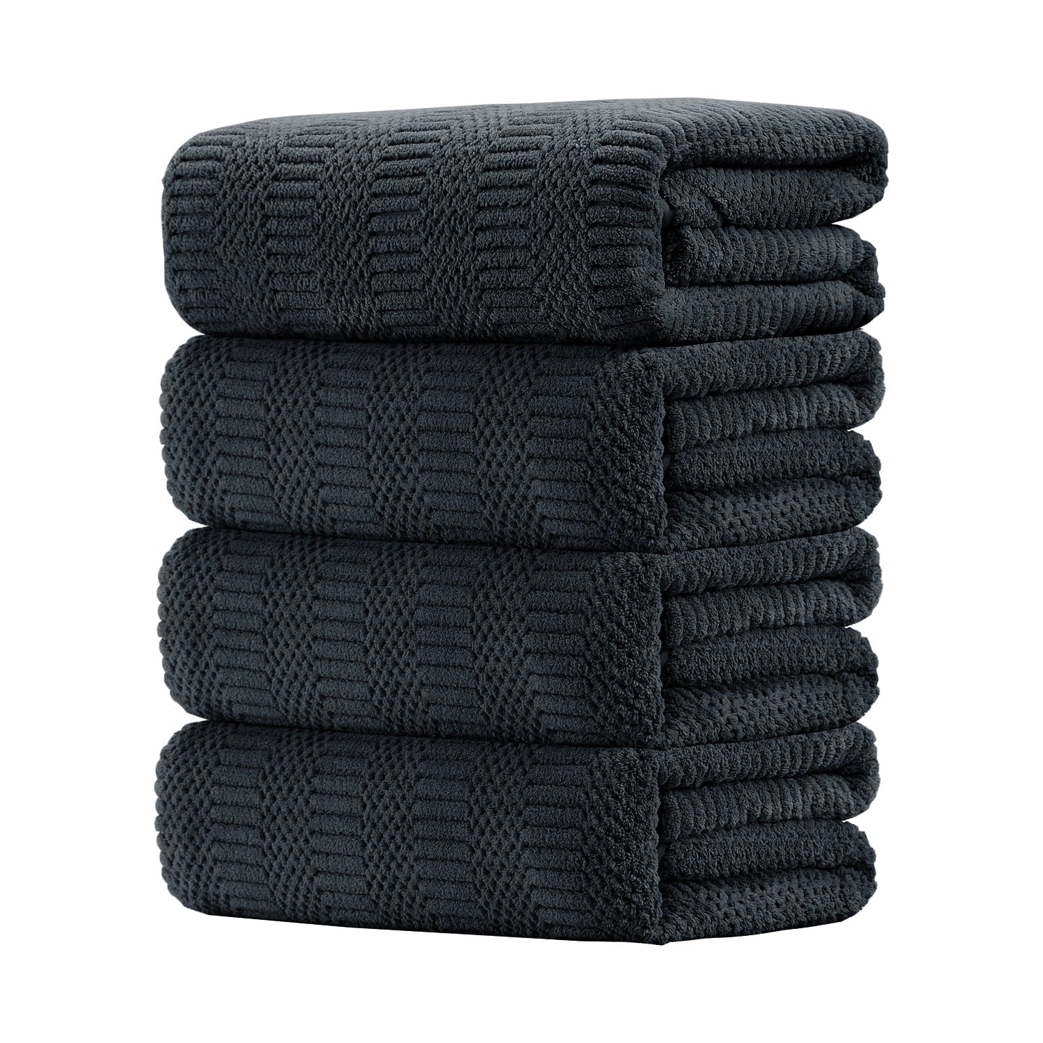 8 Piece Microfiber Bath Towel Set,700Gsm Quick Dry & Less Lint, 2 Oversized Bath Towels, 2 Towels & 4 Washcloths,Highly Absorbent,Ultra Soft Shower Towel for Bathroom Hotel-Light Green