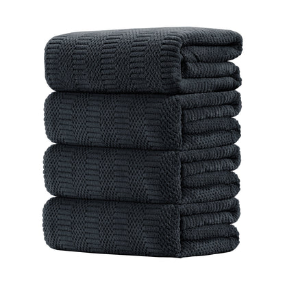 8 Piece Microfiber Bath Towel Set,700Gsm Quick Dry & Less Lint, 2 Oversized Bath Towels, 2 Towels & 4 Washcloths,Highly Absorbent,Ultra Soft Shower Towel for Bathroom Hotel-Light Green