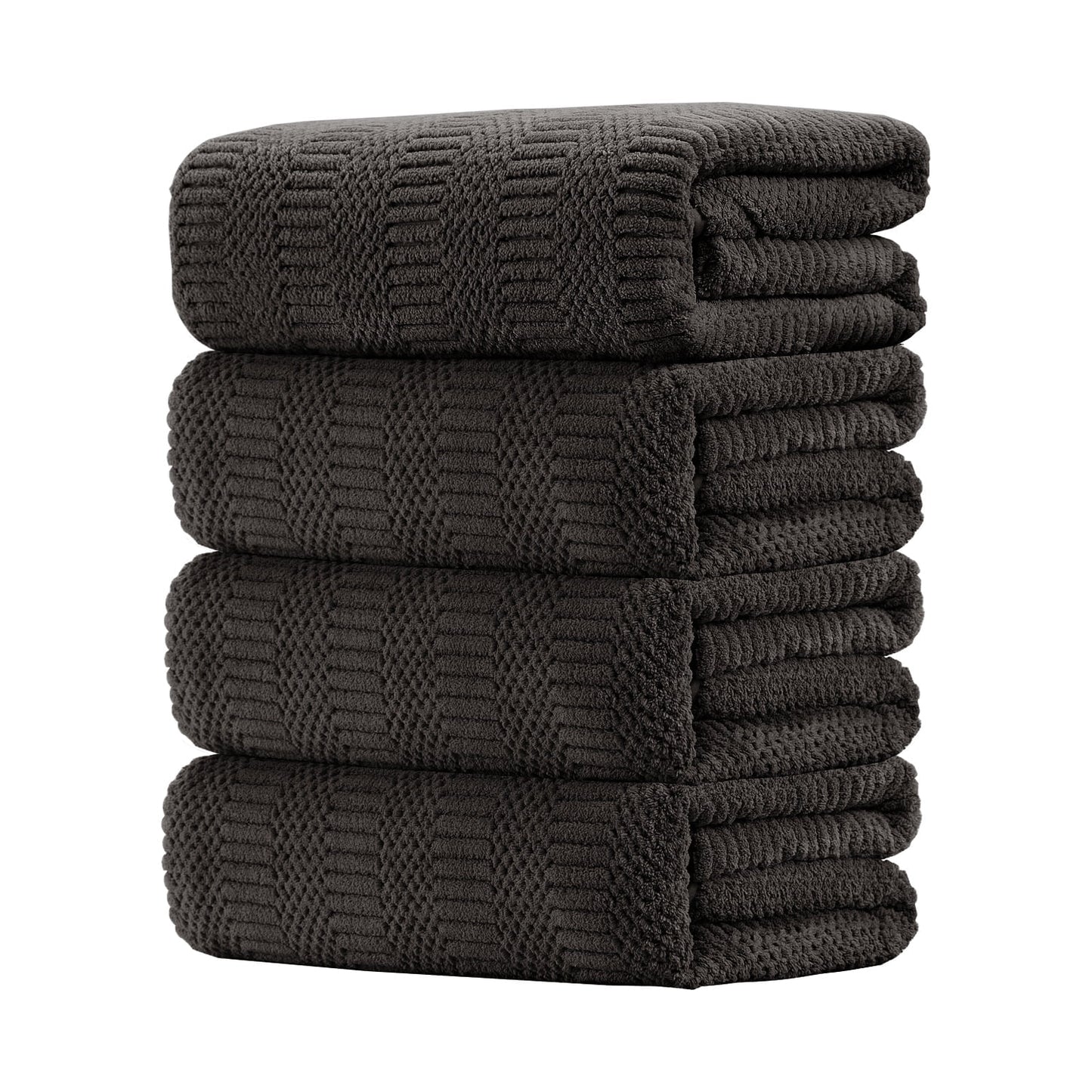 8 Piece Microfiber Bath Towel Set,700Gsm Quick Dry & Less Lint, 2 Oversized Bath Towels, 2 Towels & 4 Washcloths,Highly Absorbent,Ultra Soft Shower Towel for Bathroom Hotel-Light Green