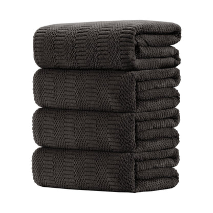 8 Piece Microfiber Bath Towel Set,700Gsm Quick Dry & Less Lint, 2 Oversized Bath Towels, 2 Towels & 4 Washcloths,Highly Absorbent,Ultra Soft Shower Towel for Bathroom Hotel-Light Green