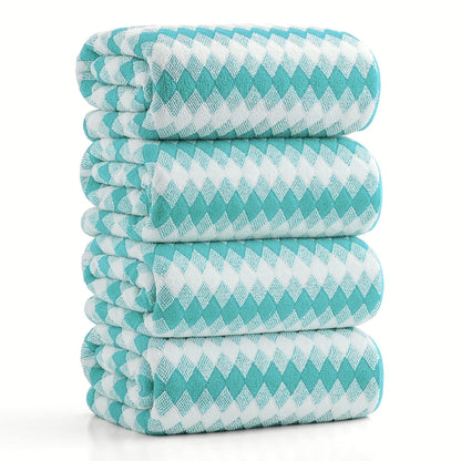 4 Pack Bath Towels Extra Large 35"X 70"Highly Absorbent Quick Dry Bath Towels Oversized Microfiber Bath Sheets Soft Luxurious Towels for Bathroom Kitchen Spa Hotel Gym (Dark Gray)