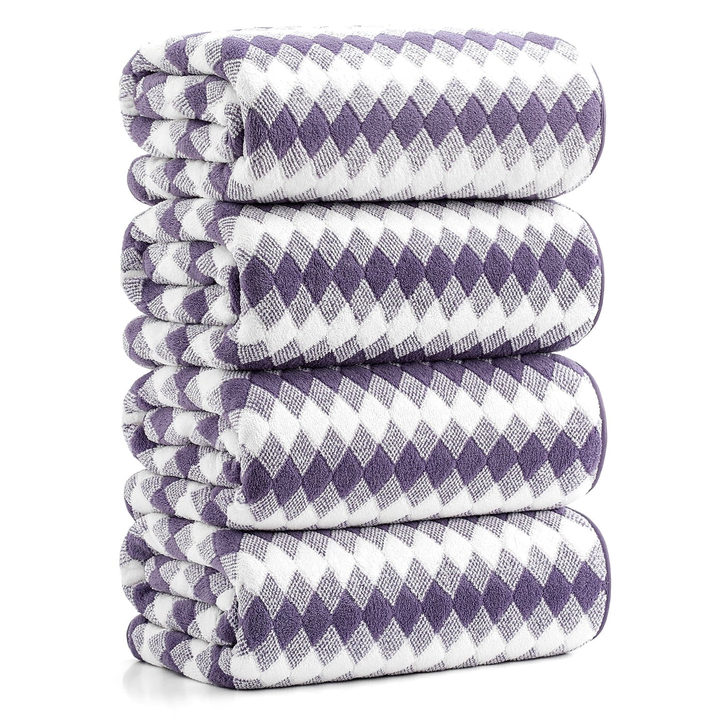 4 Pack Bath Towels Extra Large 35"X 70"Highly Absorbent Quick Dry Bath Towels Oversized Microfiber Bath Sheets Soft Luxurious Towels for Bathroom Kitchen Spa Hotel Gym (Dark Gray)