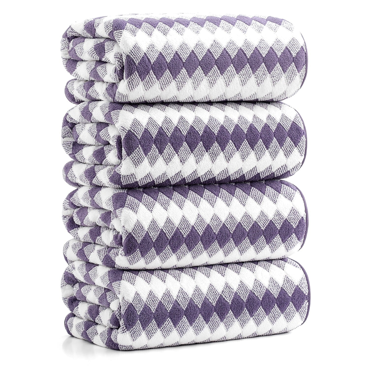 4 Pack Bath Towels Extra Large 35"X 70"Highly Absorbent Quick Dry Bath Towels Oversized Microfiber Bath Sheets Soft Luxurious Towels for Bathroom Kitchen Spa Hotel Gym (Dark Gray)