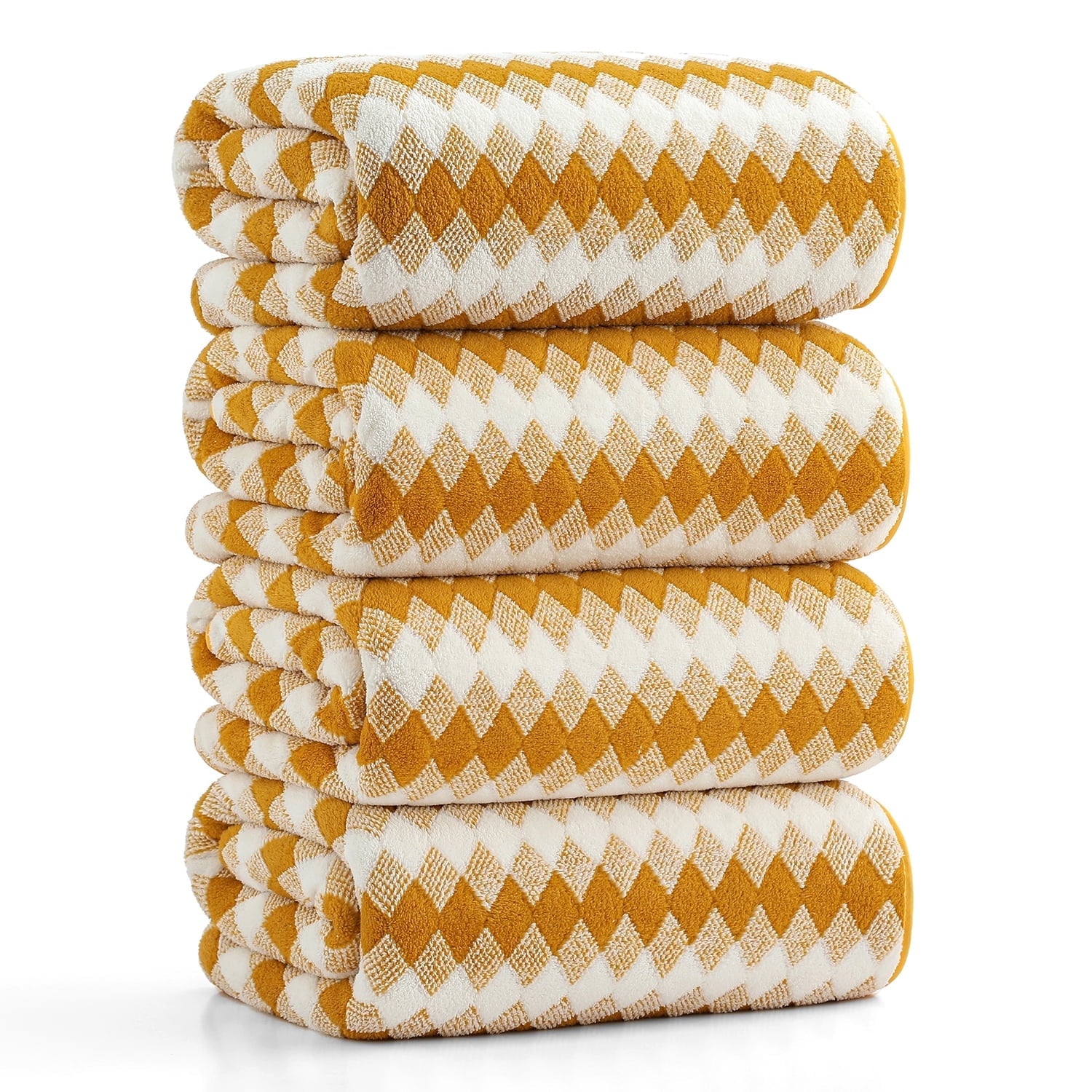 4 Pack Bath Towels Extra Large 35"X 70"Highly Absorbent Quick Dry Bath Towels Oversized Microfiber Bath Sheets Soft Luxurious Towels for Bathroom Kitchen Spa Hotel Gym (Dark Gray)