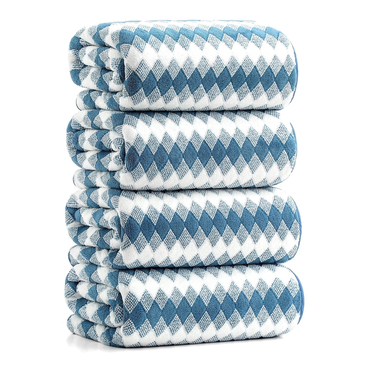 4 Pack Bath Towels Extra Large 35"X 70"Highly Absorbent Quick Dry Bath Towels Oversized Microfiber Bath Sheets Soft Luxurious Towels for Bathroom Kitchen Spa Hotel Gym (Dark Gray)