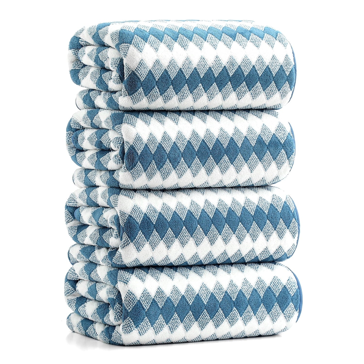 4 Pack Bath Towels Extra Large 35"X 70"Highly Absorbent Quick Dry Bath Towels Oversized Microfiber Bath Sheets Soft Luxurious Towels for Bathroom Kitchen Spa Hotel Gym (Dark Gray)