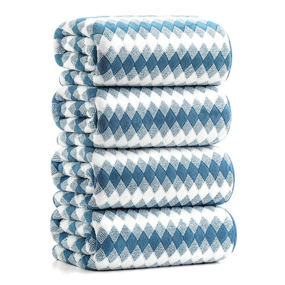 4 Pack Bath Towels Extra Large 35"X 70"Highly Absorbent Quick Dry Bath Towels Oversized Microfiber Bath Sheets Soft Luxurious Towels for Bathroom Kitchen Spa Hotel Gym (Dark Gray)