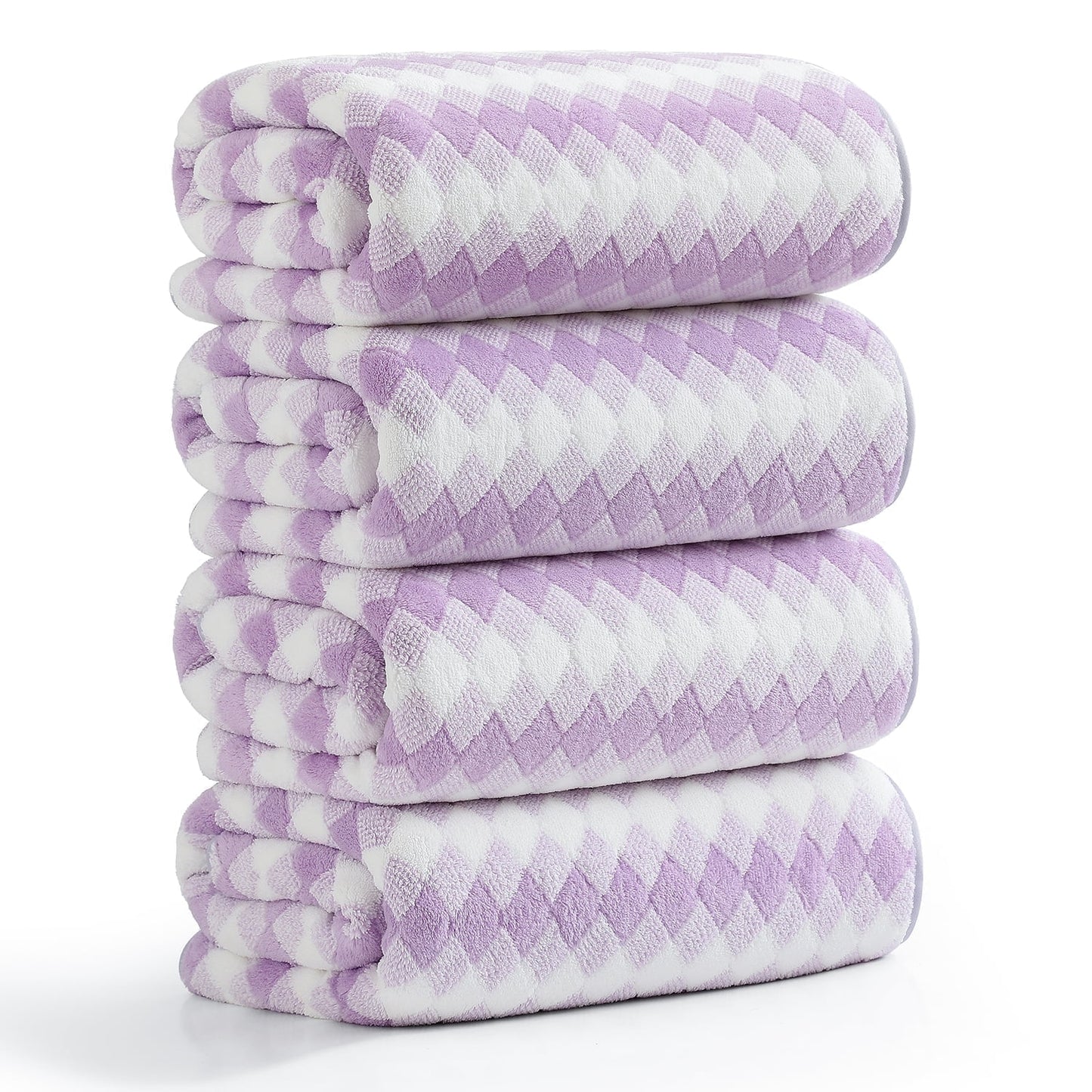 4 Pack Bath Towels Extra Large 35"X 70"Highly Absorbent Quick Dry Bath Towels Oversized Microfiber Bath Sheets Soft Luxurious Towels for Bathroom Kitchen Spa Hotel Gym (Dark Gray)