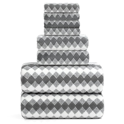 4 Pack Bath Towels Extra Large 35"X 70"Highly Absorbent Quick Dry Bath Towels Oversized Microfiber Bath Sheets Soft Luxurious Towels for Bathroom Kitchen Spa Hotel Gym (Dark Gray)