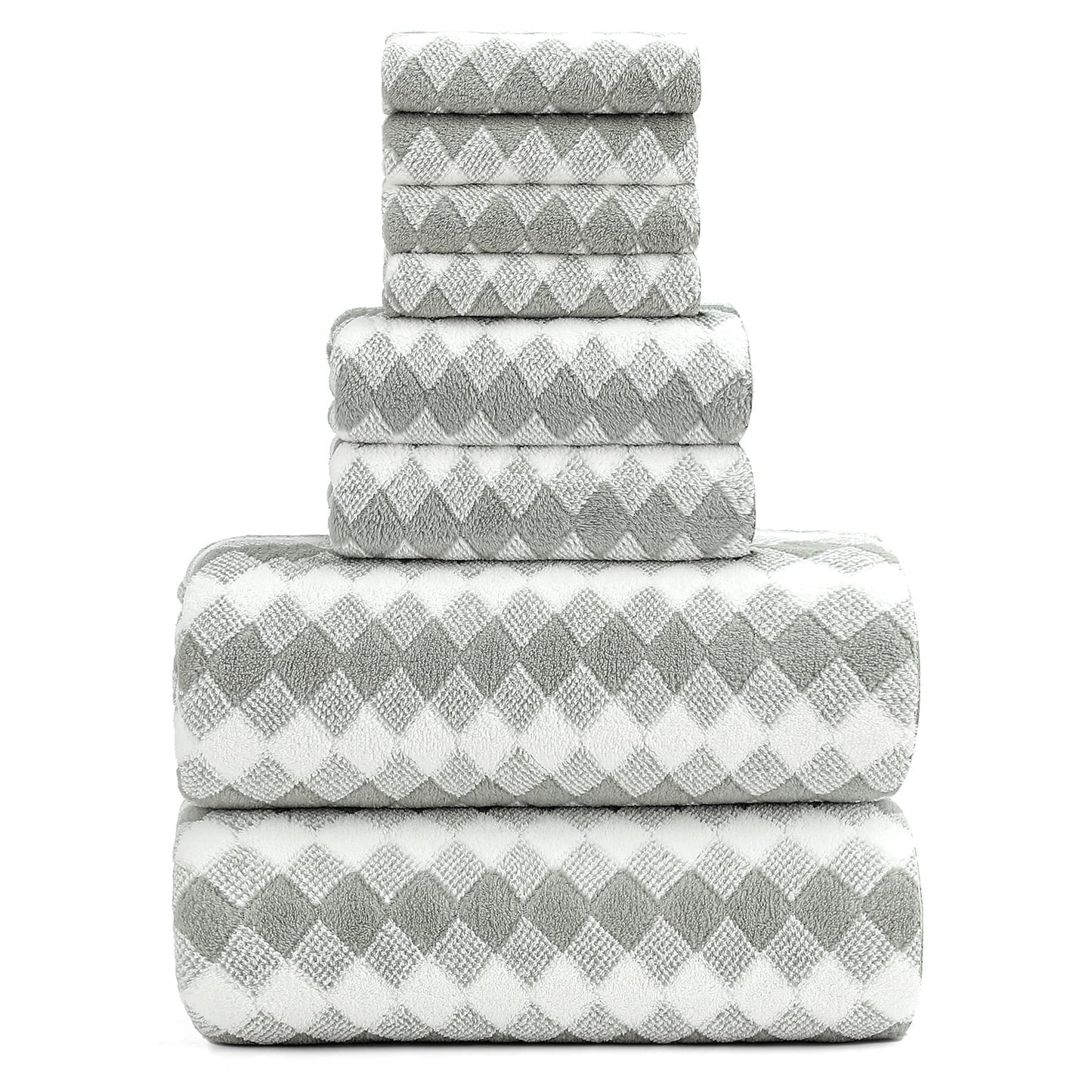 4 Pack Bath Towels Extra Large 35"X 70"Highly Absorbent Quick Dry Bath Towels Oversized Microfiber Bath Sheets Soft Luxurious Towels for Bathroom Kitchen Spa Hotel Gym (Dark Gray)