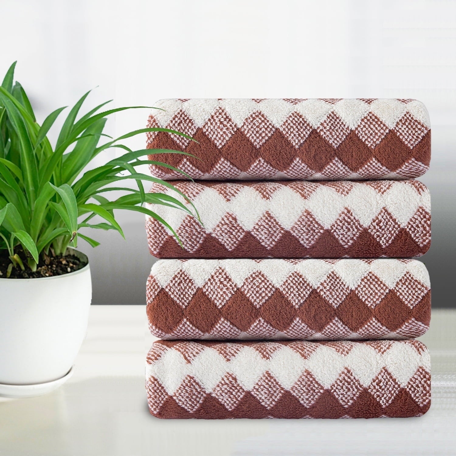 4 Pack Bath Towels Extra Large 35"X 70"Highly Absorbent Quick Dry Bath Towels Oversized Microfiber Bath Sheets Soft Luxurious Towels for Bathroom Kitchen Spa Hotel Gym (Dark Gray)