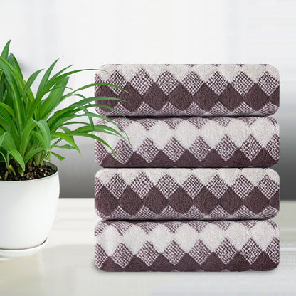 4 Pack Bath Towels Extra Large 35"X 70"Highly Absorbent Quick Dry Bath Towels Oversized Microfiber Bath Sheets Soft Luxurious Towels for Bathroom Kitchen Spa Hotel Gym (Dark Gray)