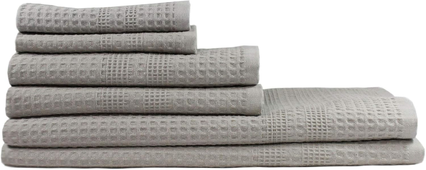 Waffle Bath Sheet Large Bath Towels Quick Dry Thin Body Towels, 40X80 Oversized Bath Towels for Adults, Classic Style (Stone)