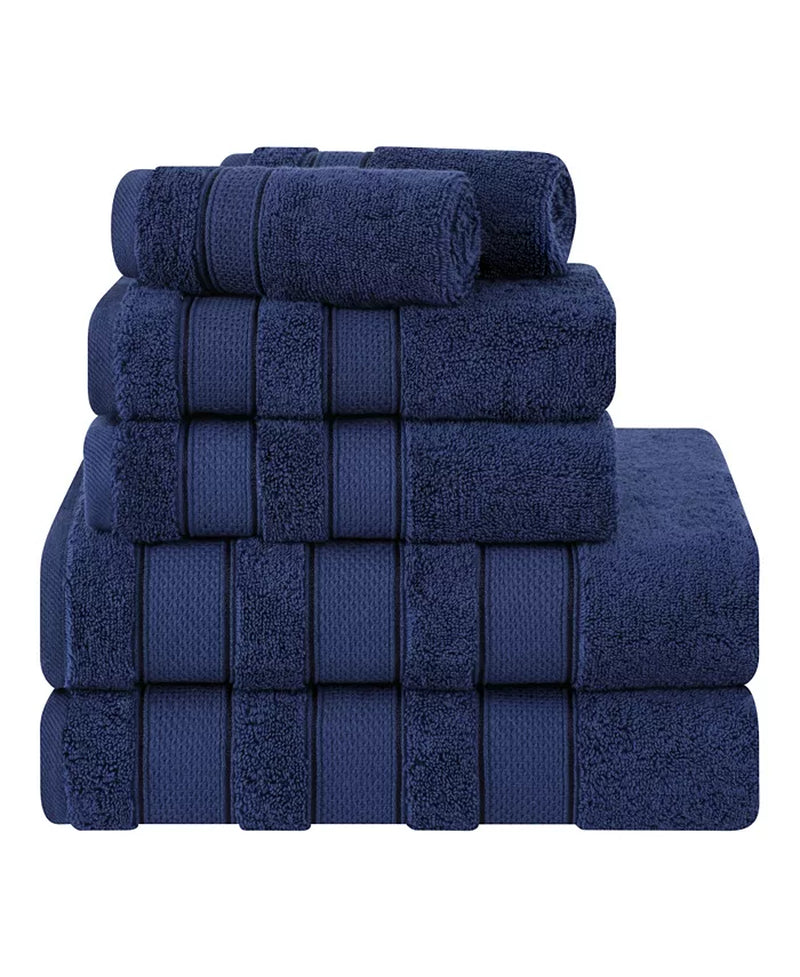Salem Premium 100% Turkish Cotton 6 Piece Bath Towel Set